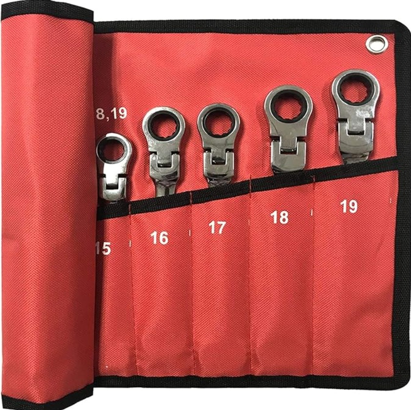 Juego De Llaves Combinadas Cabeza Flex